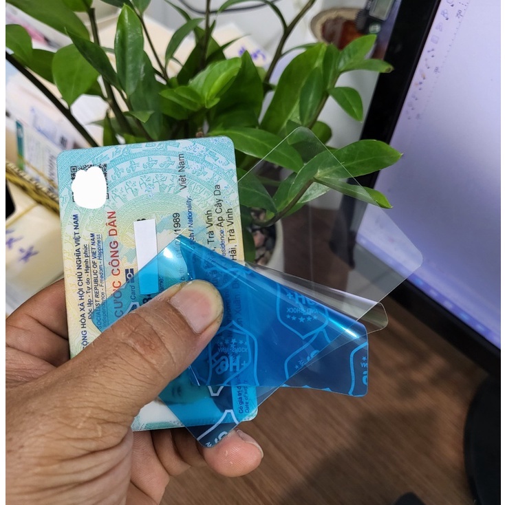 Bộ cường lực dẻo, bằng lái xe, căn cước công dân, chống va đập, chống trầy xước, chống nước, tự dán tại nhà dể dàng..