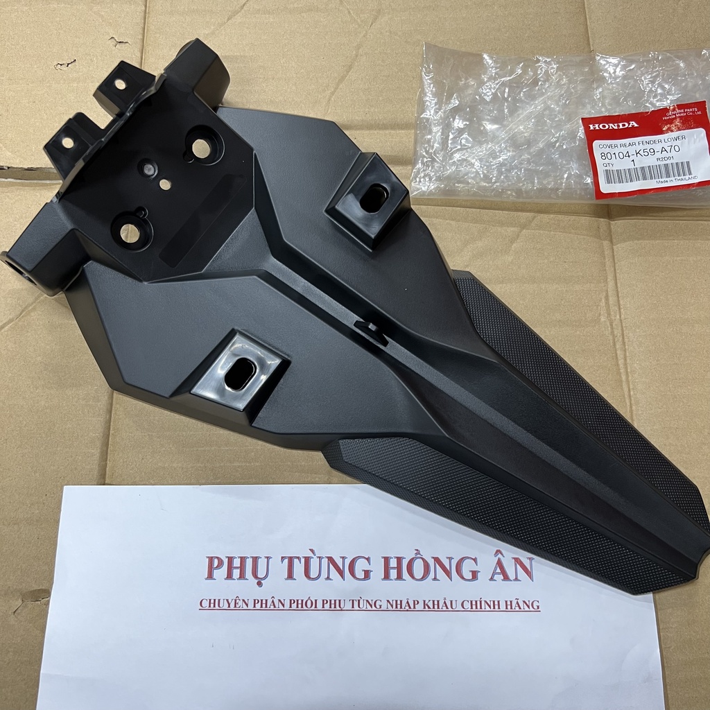 Bộ dè đuôi  sau Vario 2018, Click 2018 nhập khẩu chính hãng Honda Thailand - PT HỒNG ÂN