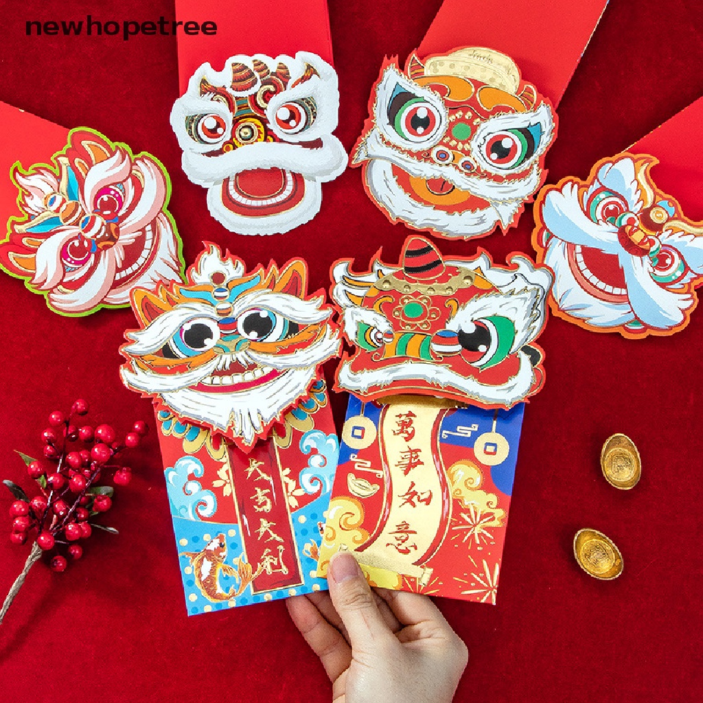 Set 3 Bao Lì Xì Hình Thỏ / Sư Tử May Mắn Cho Năm Mới / Năm Mới / Tiệc Sinh Nhật / Đám Cưới