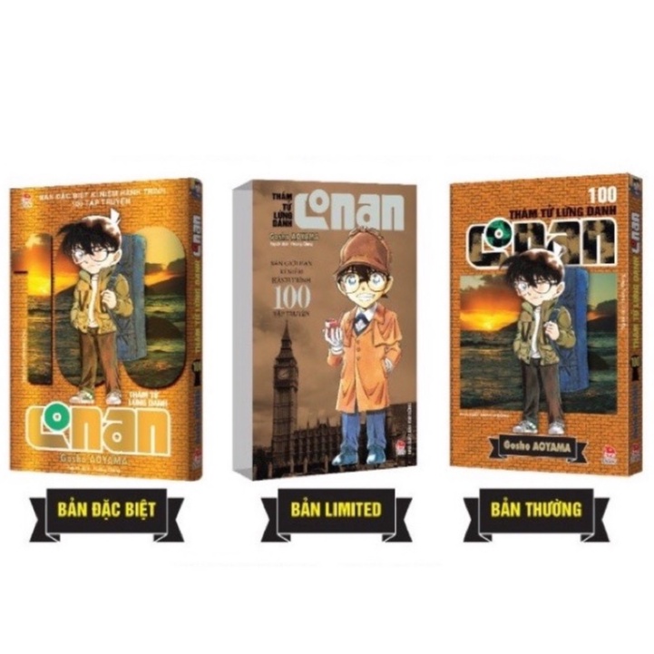 Truyện tranh - Thám tử lừng danh Conan Tập 100 - Tùy chọn các phiên bản