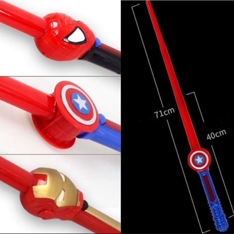 Kiếm ánh sáng âm thanh siêu anh hùng cosplay, hóa trang cho bé, đồ chơi trẻ em