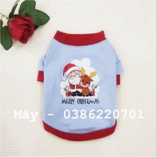 Áo/ Đầm noel couple cho chó mèo đủ size 1-20kg