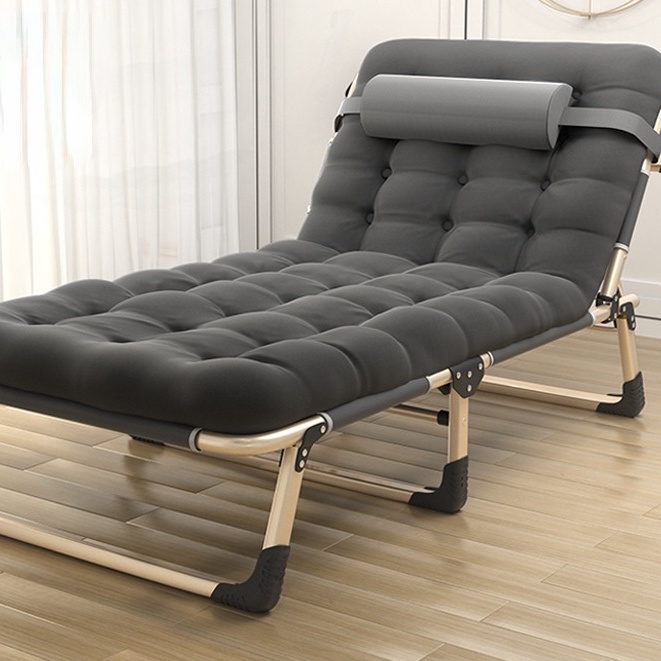 Đa chức năng Đơn giản Gấp đơn Ngủ trưa Văn phòng Giường gấp Gối miễn phí