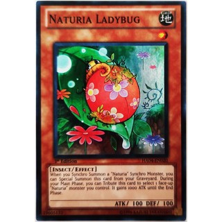 [Thẻ Yugioh] Naturia Ladybug |EN| Super Rare