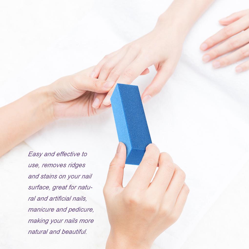 Set 10 Miếng Bọt Biển Đánh Bóng Móng Tay Tiện Dụng