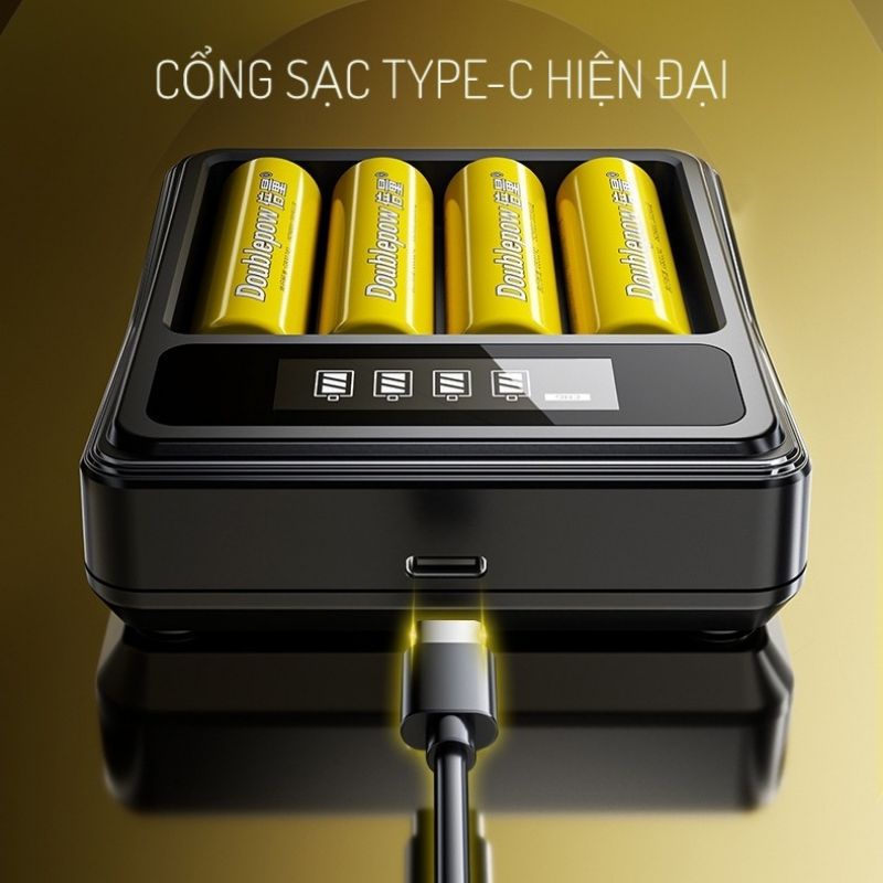 Pin sạc aa 1.5v 3400mWh cùng bộ sạc