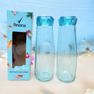 Bình nước kim cương/ Bình uống nước hình dáng kim cương 350ml