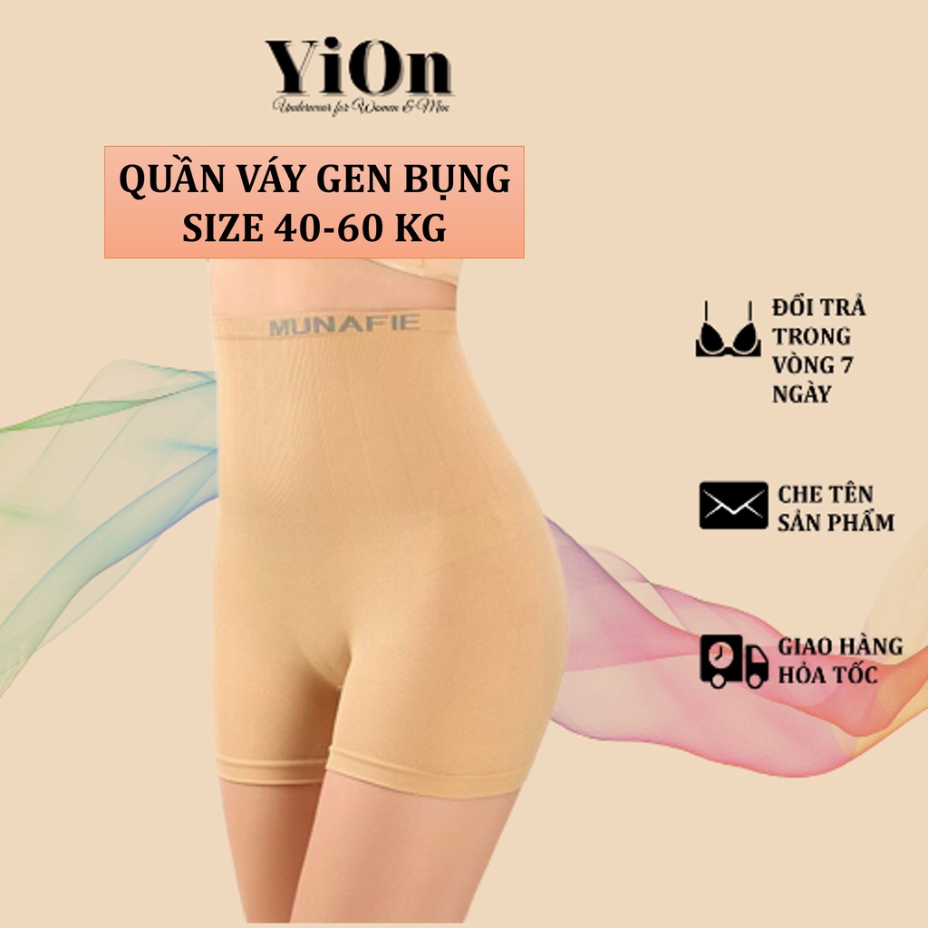 Quần Gen Mặc Váy Munafie Co Giãn 4 Chiều  Xuất Nhật Cao Cấp YiOn Underwear QV02