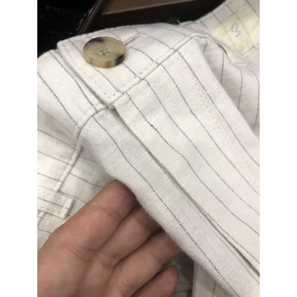 Big size Hàng xuất xịn - Quần dài linen nữ Un1ql0 cắt tag xuất khẩu