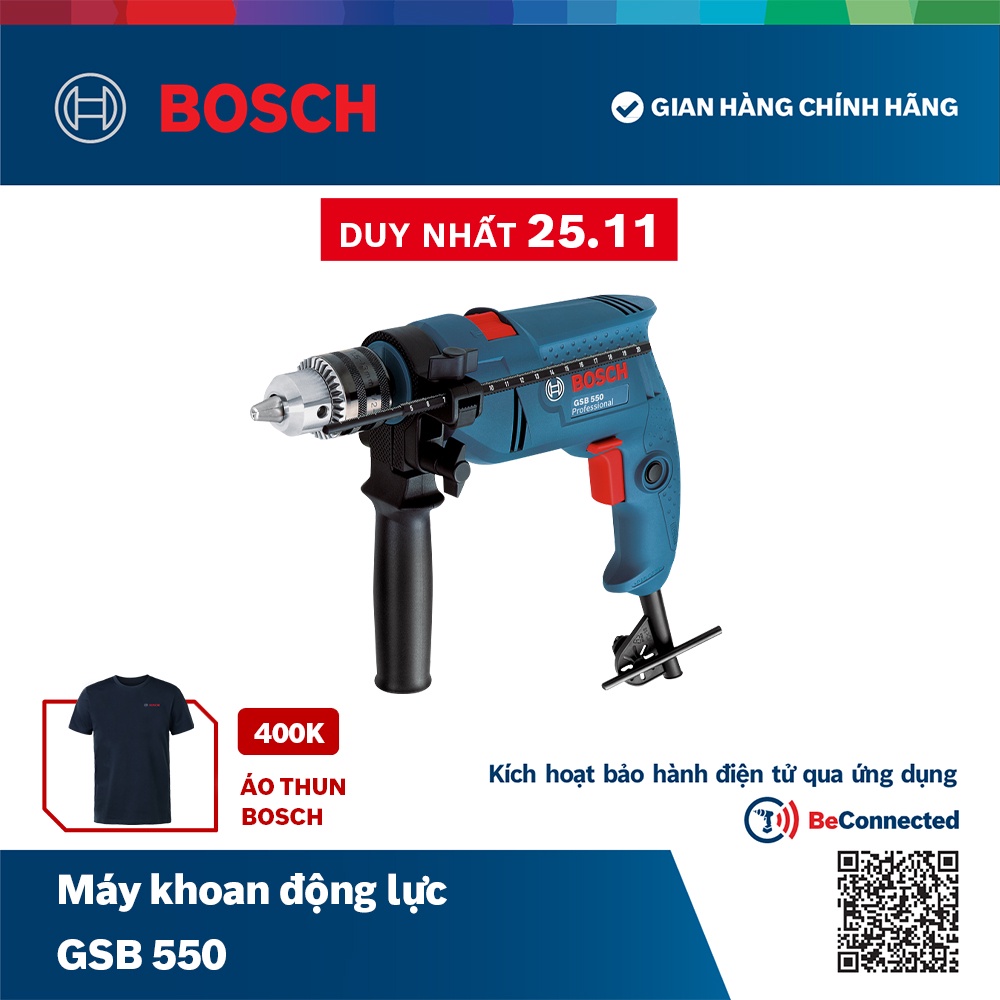 Máy khoan động lực Bosch GSB 550