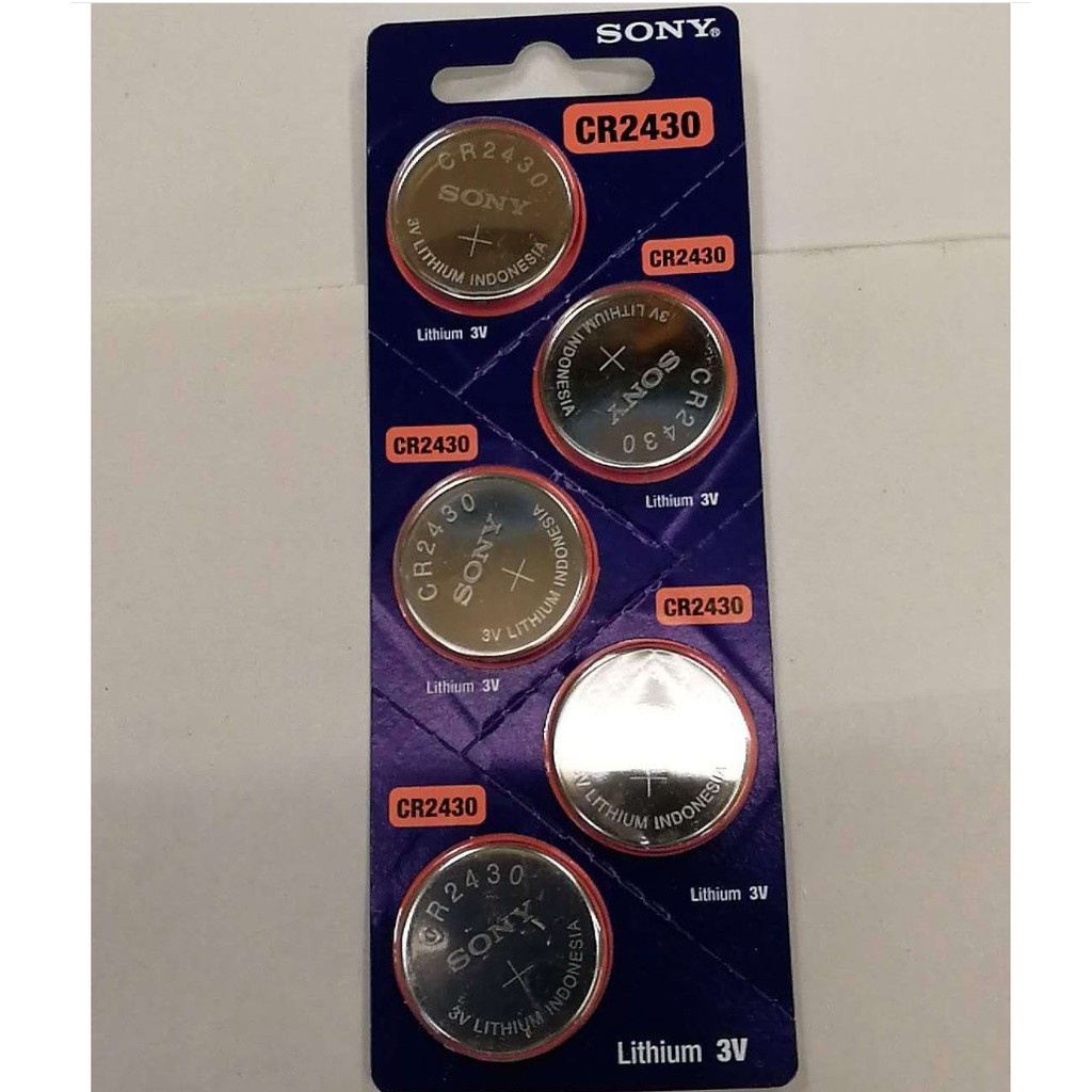 Pin CR2450 CR2430 Sony vỉ 1, 2 viên và Vỉ 5 viên pin cúc áo Sony  CR 2032 / CR 2025...