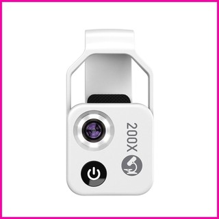 Kính hiển vi kỹ thuật số cầm tay 200x mini digital microscope with universal clip for kids người lớn built-in led pocket lrnvn