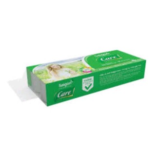 Lốc 10 cuộn giấy vệ sinh sài gòn care không lõi - 521