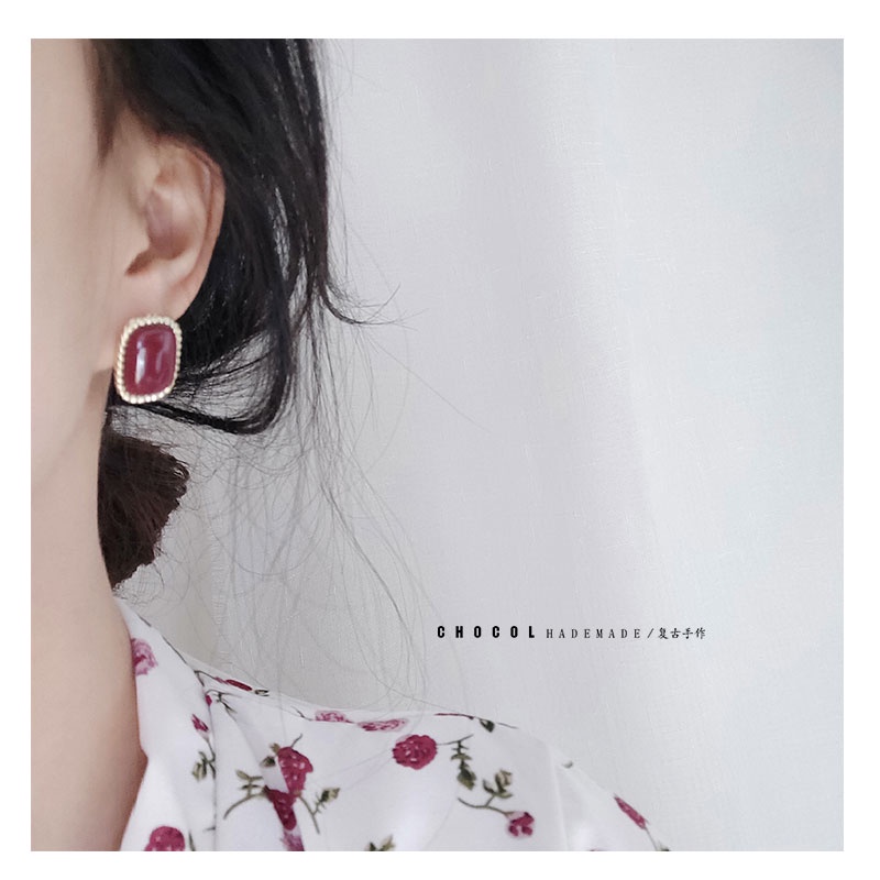 Bông Tai Mạ Bạc 925 Đính Ngọc Trai Thanh Lịch Thời Trang