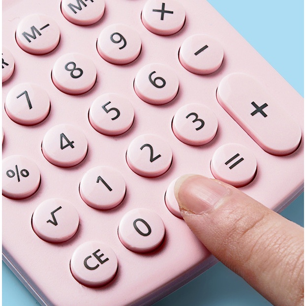 Máy Tính Năng Lượng Mặt Trời Màu Kẹo Đơn Giản Sáng Tạo