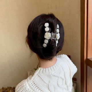 Kẹp Tóc Đính Hoa Trà Thời Trang Hàn Quốc