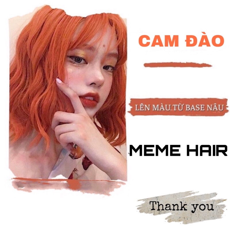 Combo Nhuộm Tóc Cam Đào