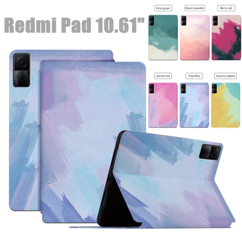 Ốp Máy Tính Bảng Da PU Màu Nước Tự Động Bật Tắt Cho Xiaomi Redmi Pad RedmiPad 2022 10.61''