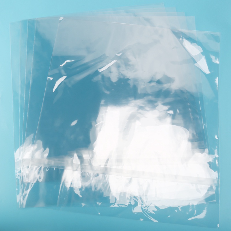 Bộ 50 Túi OPP Gel Tự Dính Bảo Vệ Máy Quay Đĩa Vinyl LP
