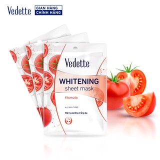 Mặt nạ giấy Vedette Cà chua 22ml
