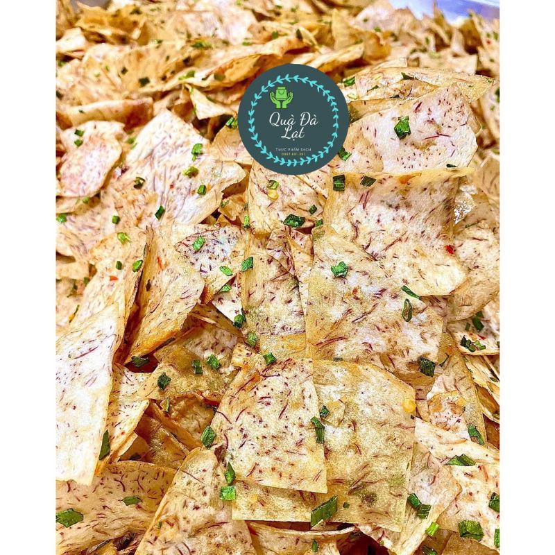 Khoai Môn sấy mắm hành giòn tan  - đặc sản Đà Lạt 500g