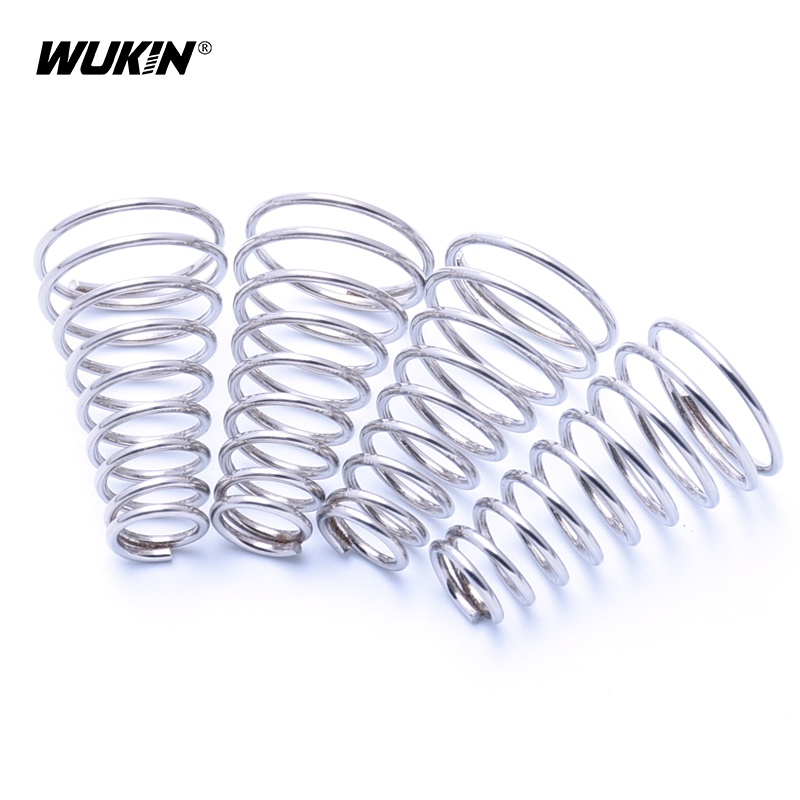 Lò xo tháp bằng thép không gỉ 304 Hình nón nén lò xo áp suất lò xo 0,4 / 0,7 / 0,8mm Áp suất côn lò xo cho ô tô Nhà DIY Phần cứng