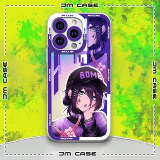 Ốp lưng iphone và samsung xiaomi oppo cạnh vuông JMCase Reze Bomb Hologram Anime Manga Chainsaw Man