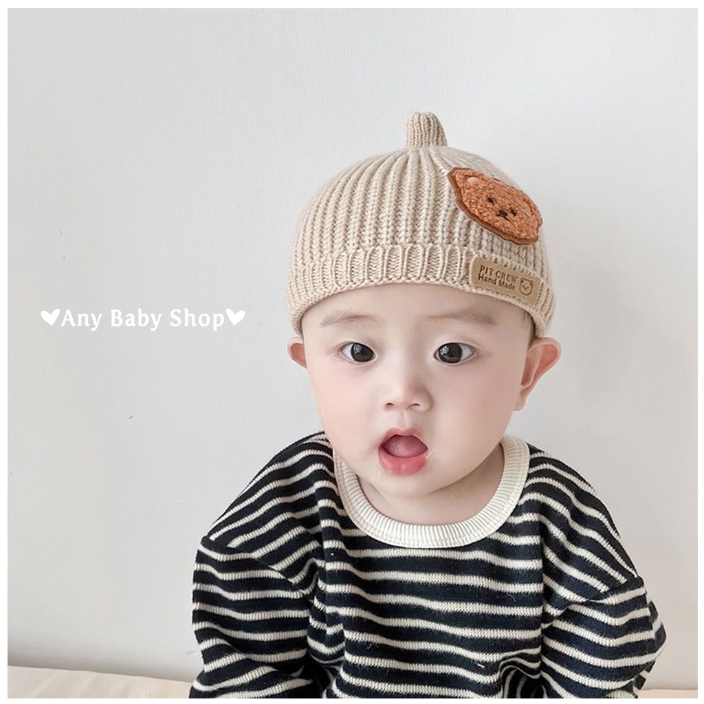 Nón len nhiều màu cực hình gấu cute cho bé trai và bé gái (size nhí - hàng có sẵn) ❣❣