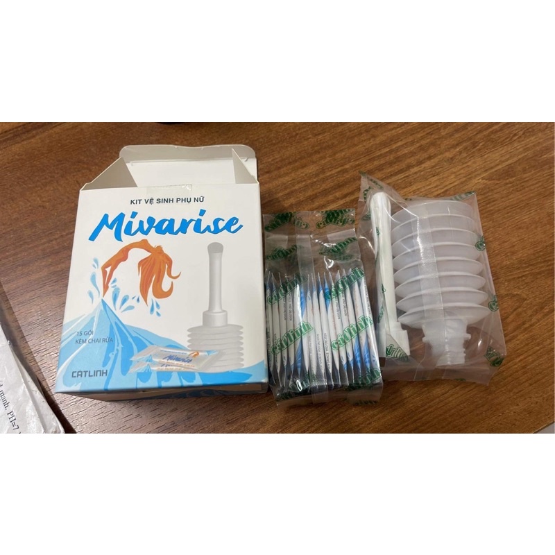 Mivarise 2 hộp kit thụt rửa vệ sinh âm đạo phụ nữ - ảnh sản phẩm 2