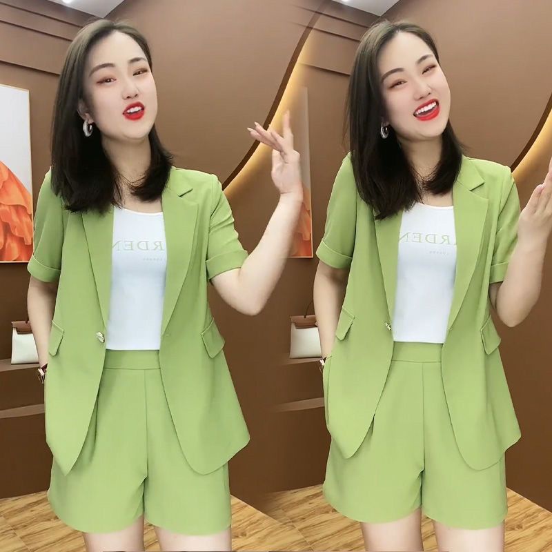 Set Áo Thun Ngắn Tay Và Quần Short Thời Trang Mùa Hè 2022 Cho Nữ