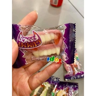 [ 1 Hộp 24 Cái ] Kẹo Dẻo Haloween / Kẹo Răng Macarong