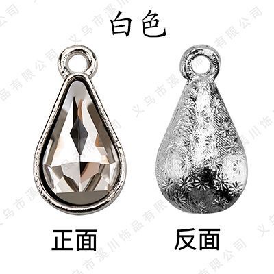 Mặt Dây Chuyền Hình Giọt Nước Đính Đá Pha Lê Diy