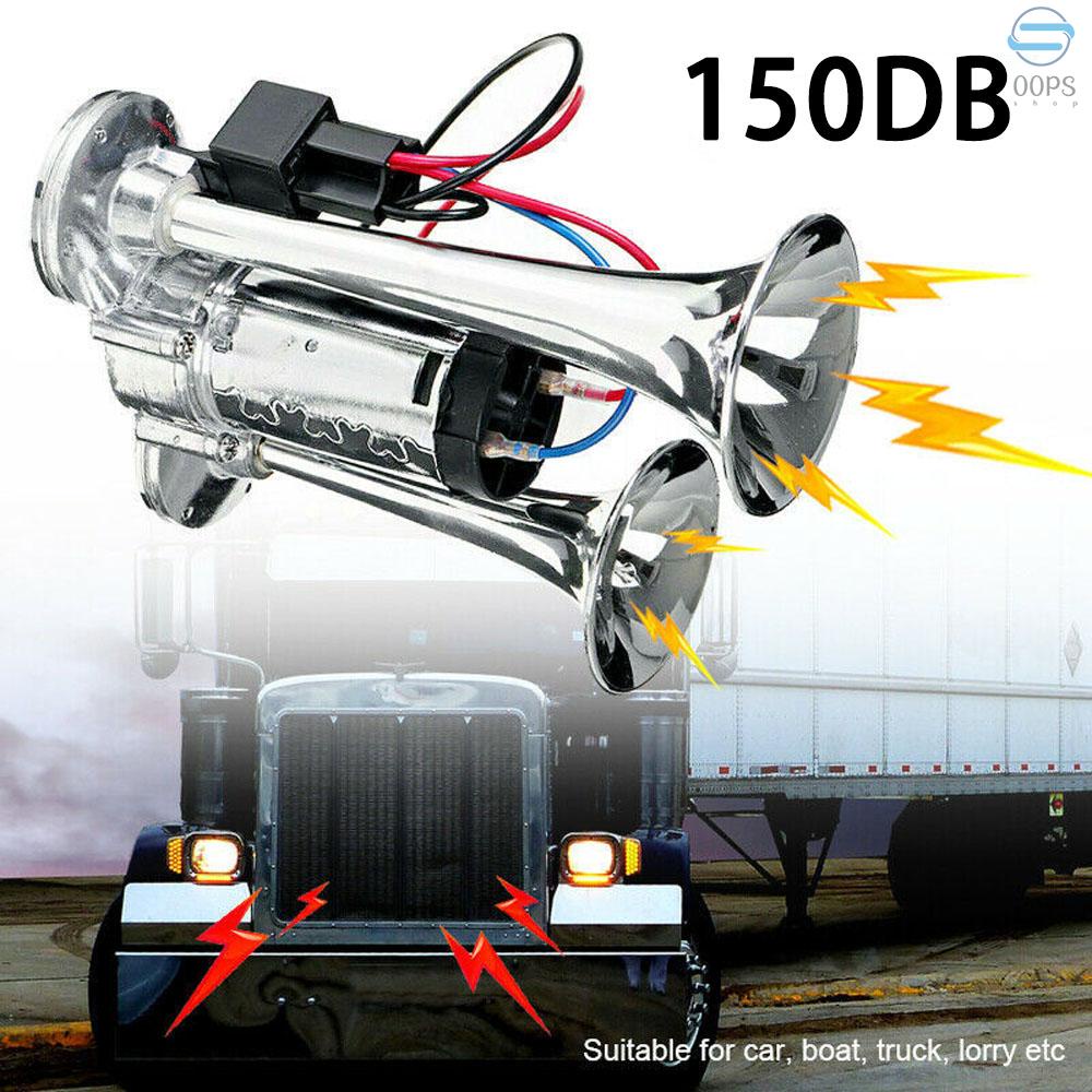 Còi Điện 150DB 12V Chất Lượng Cao Dành Cho Xe Hơi / Xe Tải / Tàu Thuyền