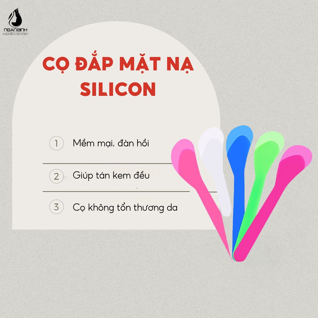 Que trộn đắp mặt nạ