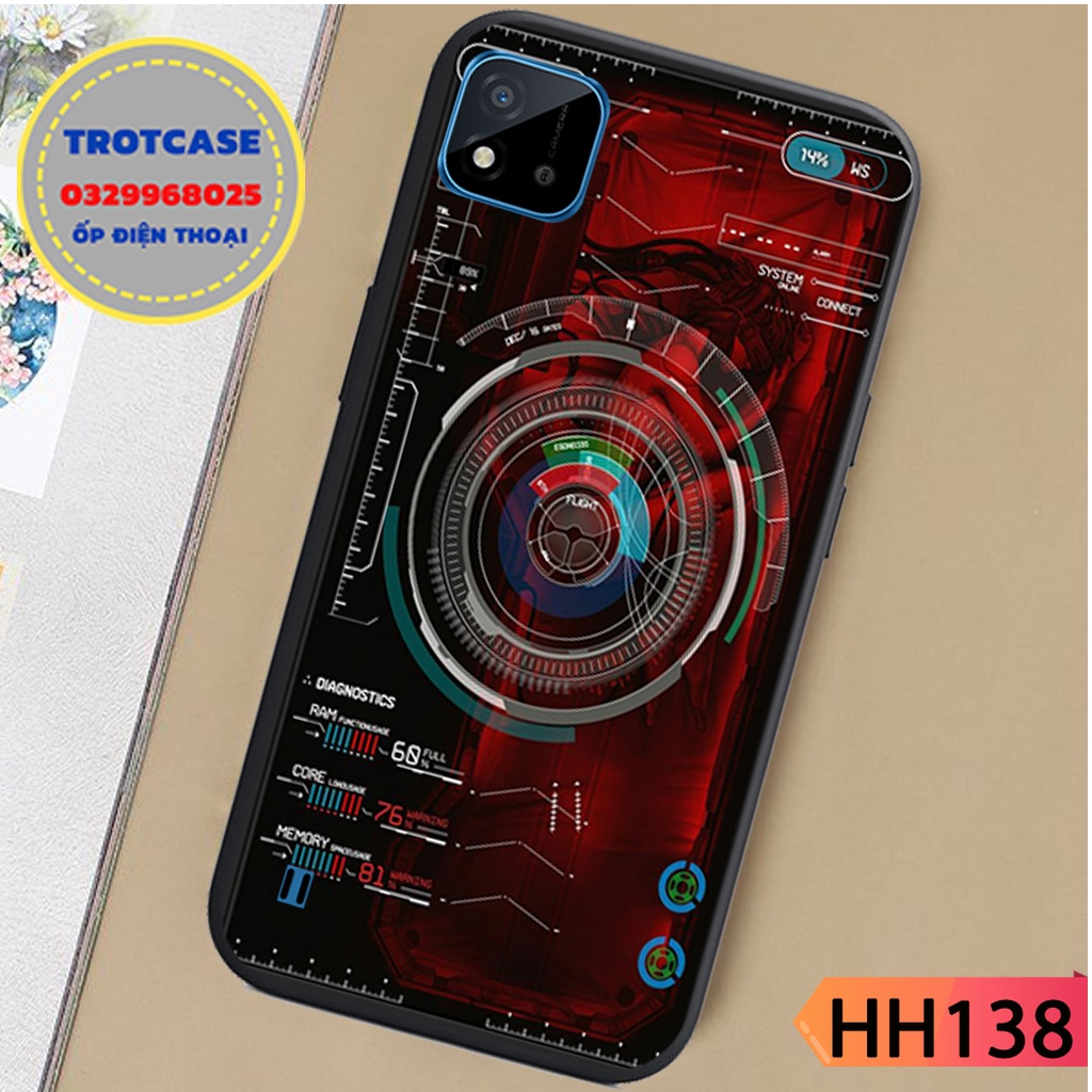 Ốp lưng điện thoại Oppo Realme C11 - C12 - C15 - C20 - in hình nhiều màu vân kẻ và chữ V siêu đẹp