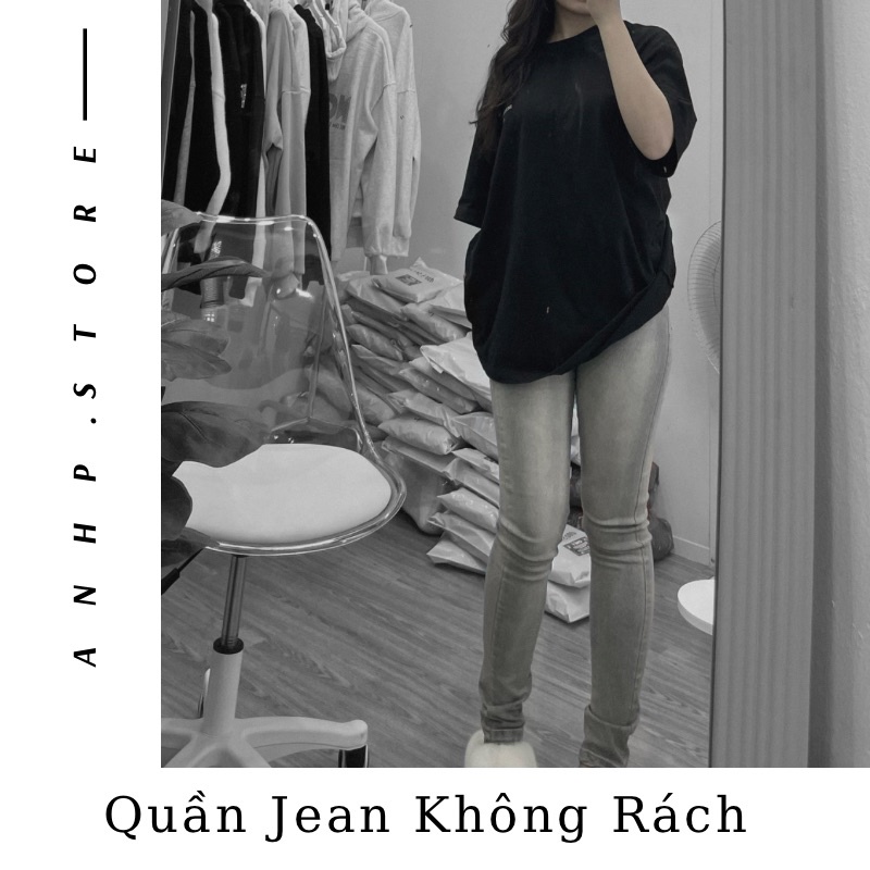 Quần Jeans Không Rách Màu Cũ ( anhp.store )