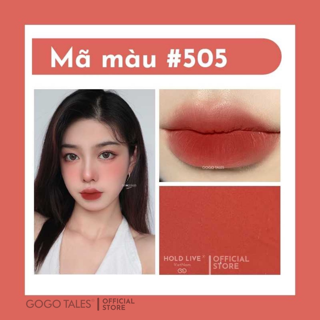 Son kem lì caro Gogo tales mịn môi lâu trôi chống thấm nước Vitality Small Grid GT300 chính hãng nội địa Trung