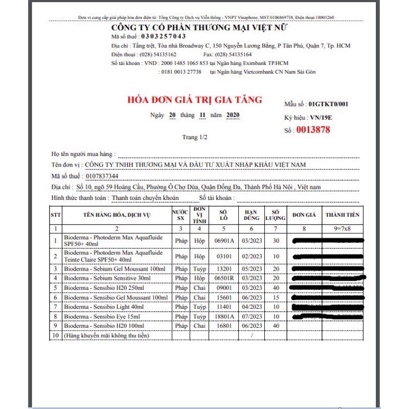 Kem chống nắng Bioderma Photoderm MAX Aquafluide SPF 100+ 40ml fullsize