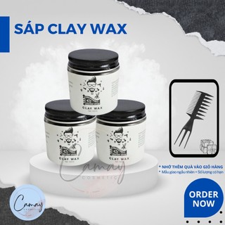 Sáp vuốt tóc nam, sáp tạo kiểu tóc clay wax professio the barber shop 100ml