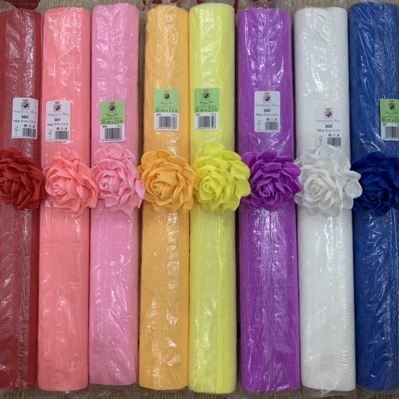 Giấy nhún Ý định lượng 140g làm hoa Handmade giá sỉ