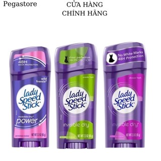 Lăn khử mùi nữ lady speed stick power fresh lăn nách nữ 65g lăng nách lady mỹ
