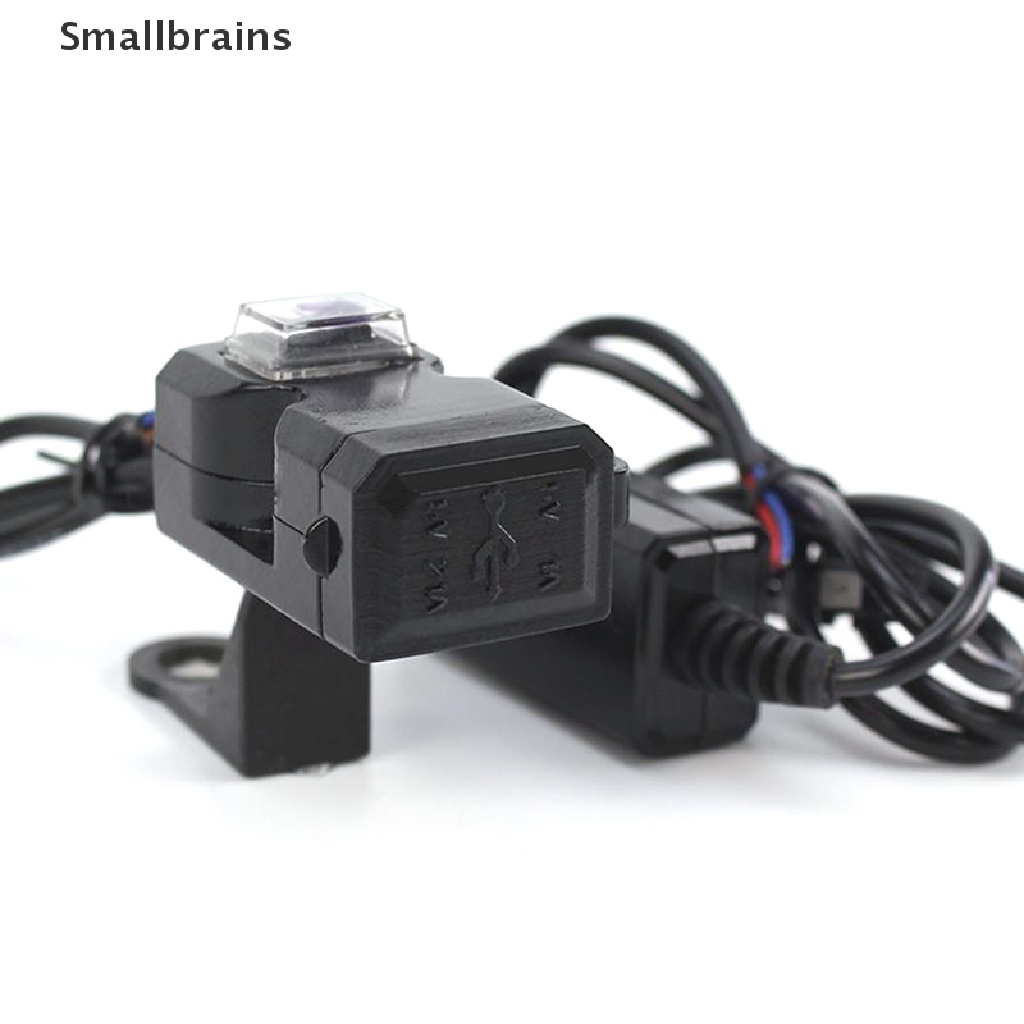 Tẩu Sạc Hai Cổng USB 12V Chống Nước Có Công Tắc Và Giá Gắn Cho Xe Máy
 Br