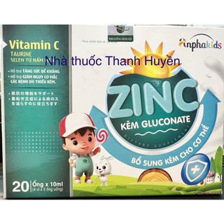 Zinc kẽm gluconate - vitamin c- taurin # chính hãng - tăng sức đề kháng, giảm nguy cơ mắc bệnh do thiếu kẽm