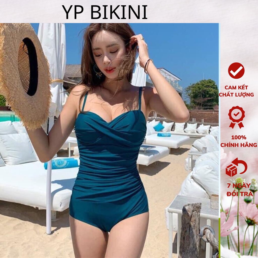 BIKINI 1 mảnh gọng nâng ngực liền thân nhún bụng che khuyết điểm