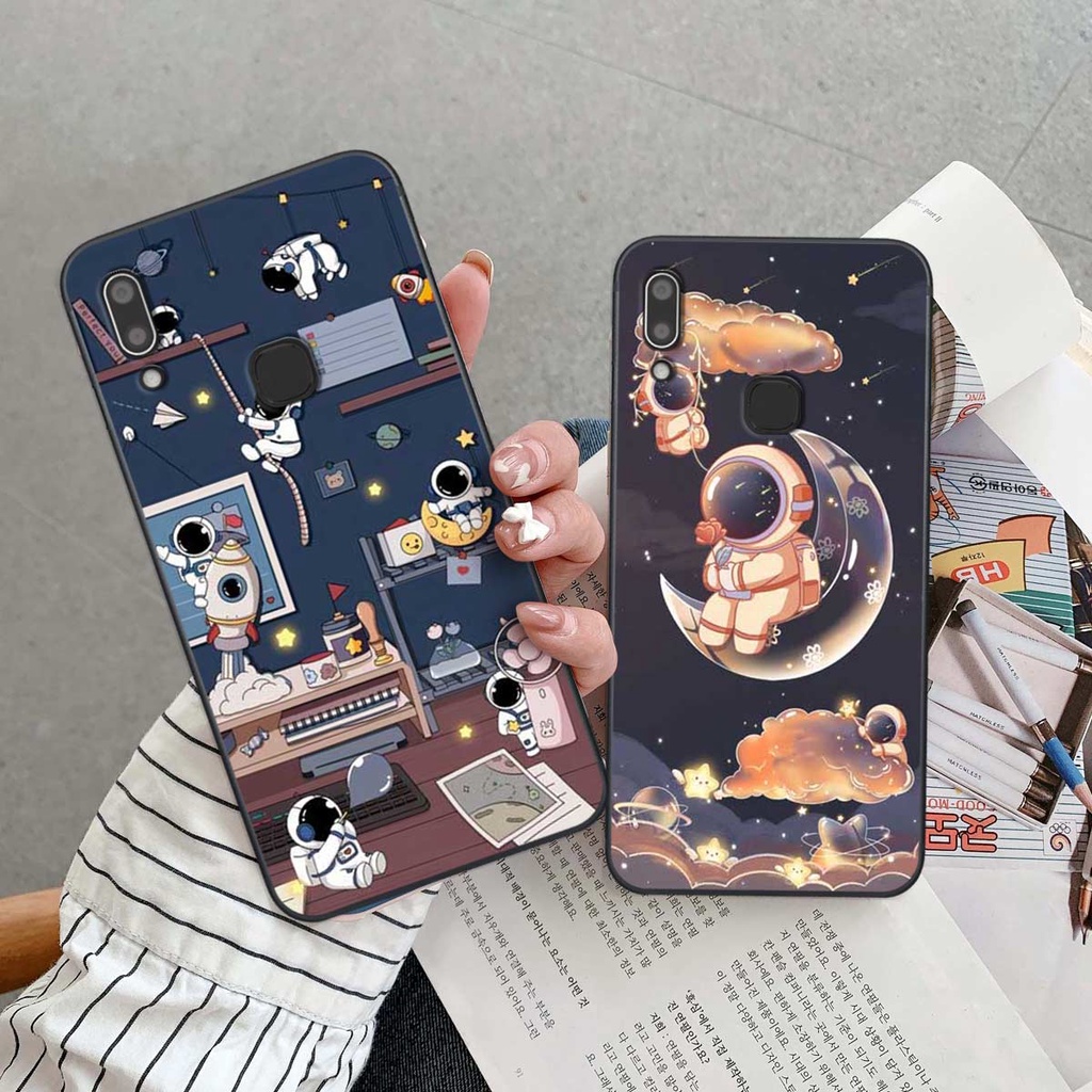 Ốp lưng Vivo Y91 / Y91c / Y93 / Y95 phi hành gia siêu dễ thương, ốp điện thoại rẻ bền đẹp