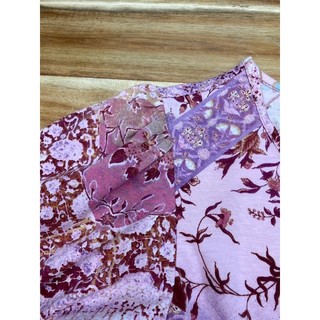 Áo thun hoa kiểu cotton PS