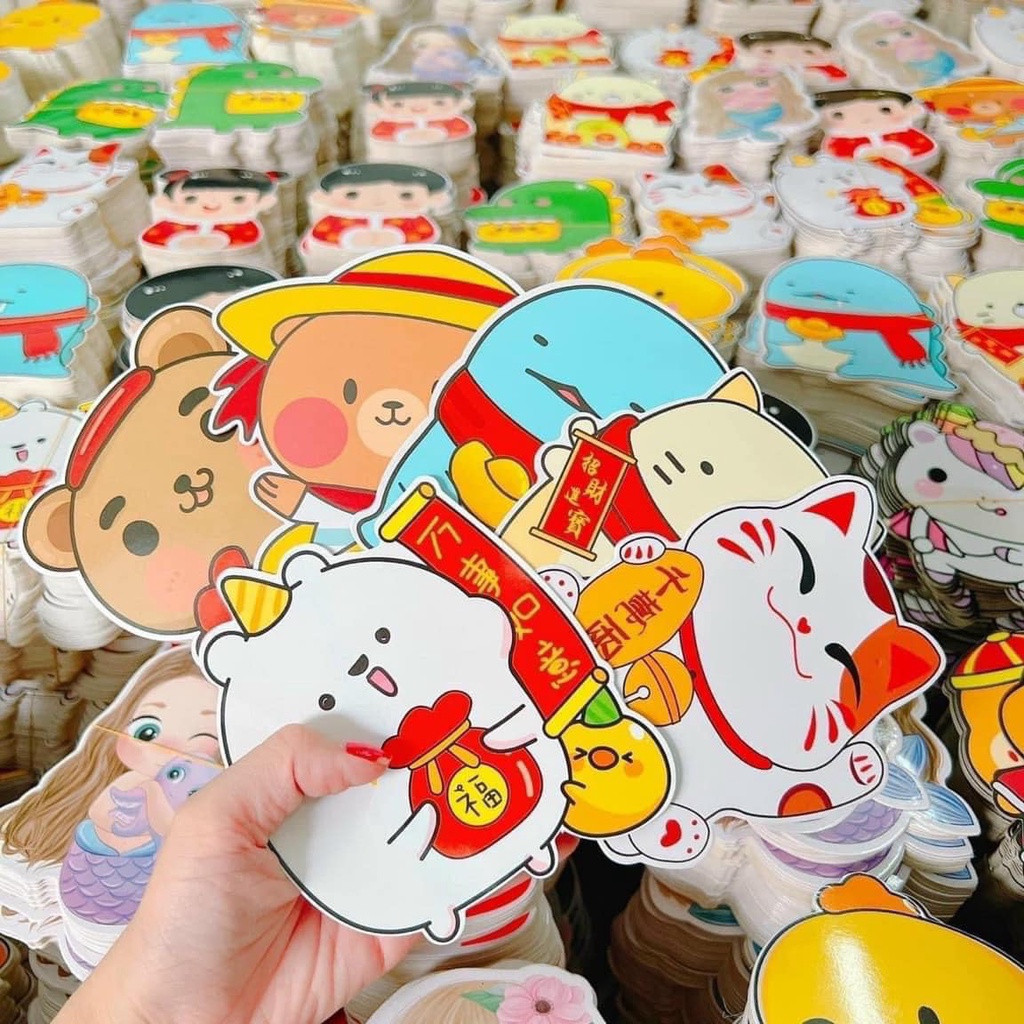 Bao lì xì 2023 Tết Quý Mão, Bao Lì Xì hoạt hình ChiBi 2023 mới cao cấp đẹp độc lạ