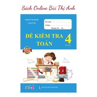 Sách - đề kiểm tra toán 4 - học kì 1