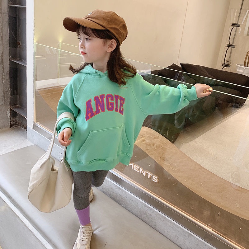 Áo Khoác Hoodie Thể Thao Dáng Rộng In Chữ Thời Trang Xuân Thu Hàn Quốc 2022 Mới