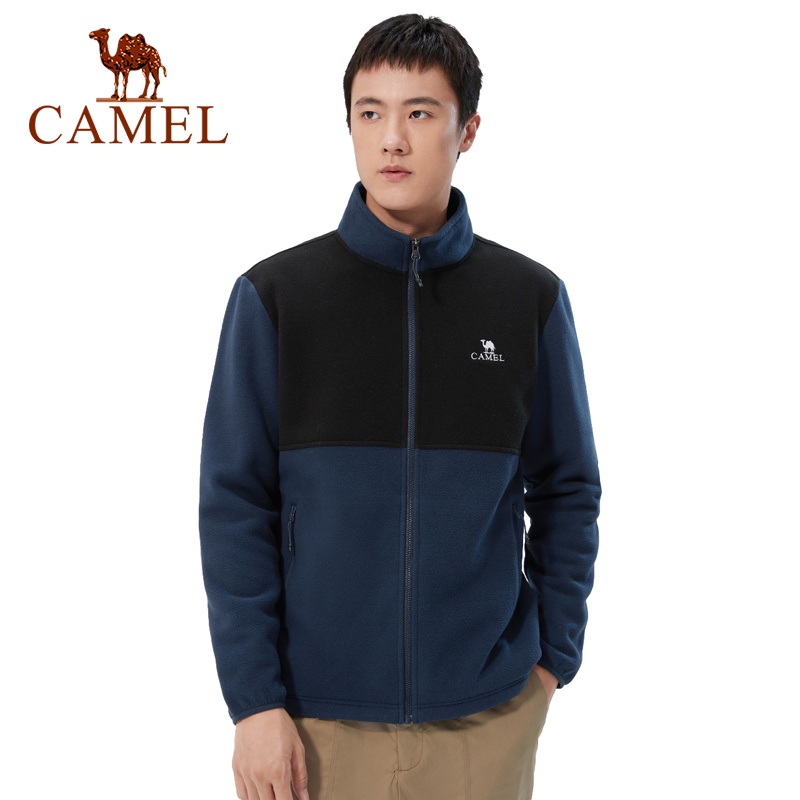 Áo khoác cardigan CAMEL cổ đứng chống gió giữ ấm thời trang dành cho cả nam và nữ